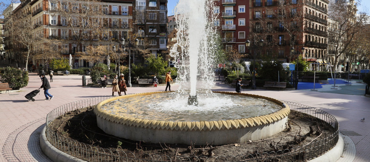 Plaza de Olavide, en Madrid