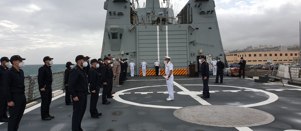 El P41 Meteoro zarpó hoy de su base de LasPalmas