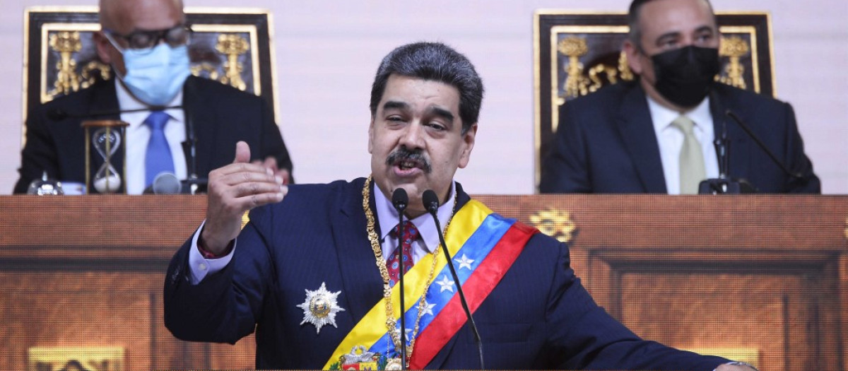 El presidente de Venezuela, Nicolás Maduro, el pasado 15 de enero