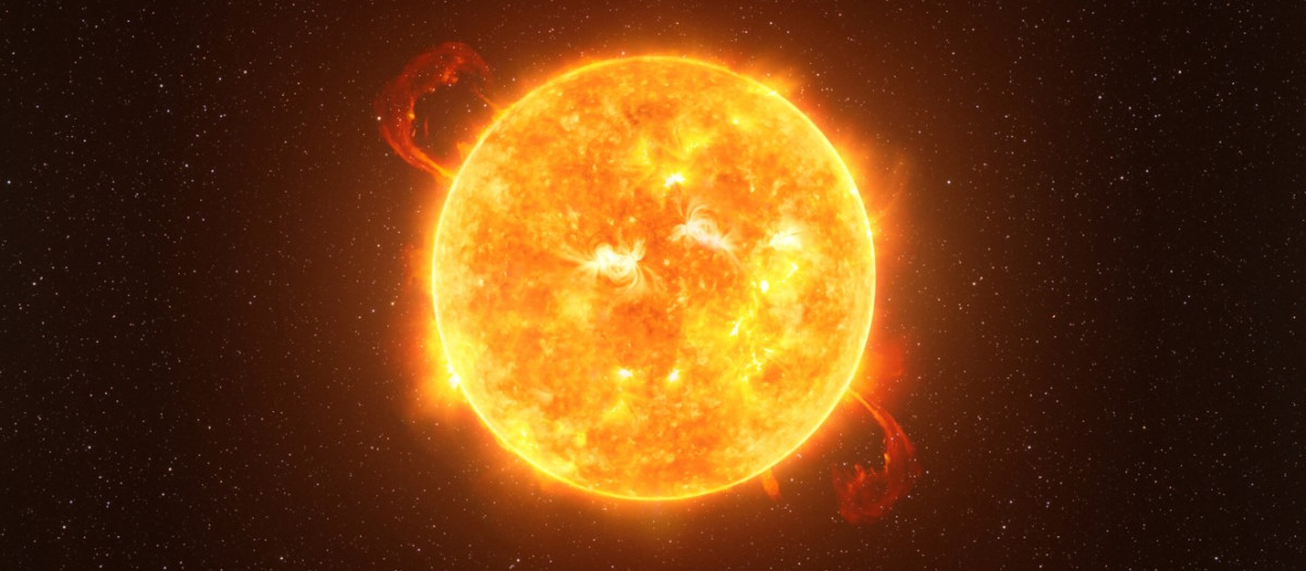 La estrella roja Betelgeuse