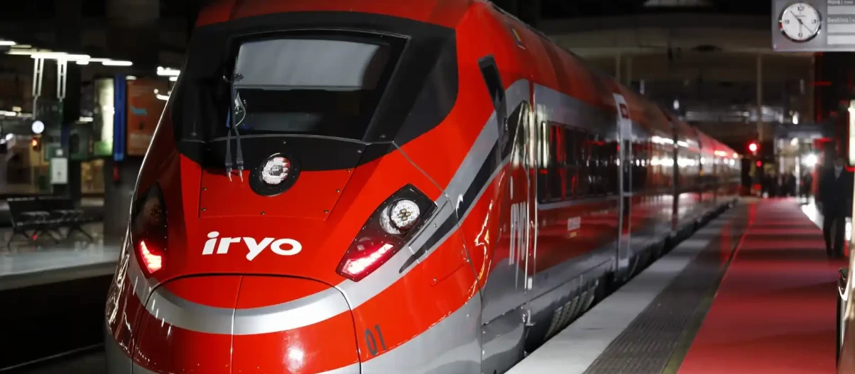 Modelo de tren Iryo que operará en España a finales de 2022