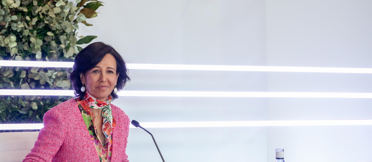 La presidenta del Santander, Ana Botín.