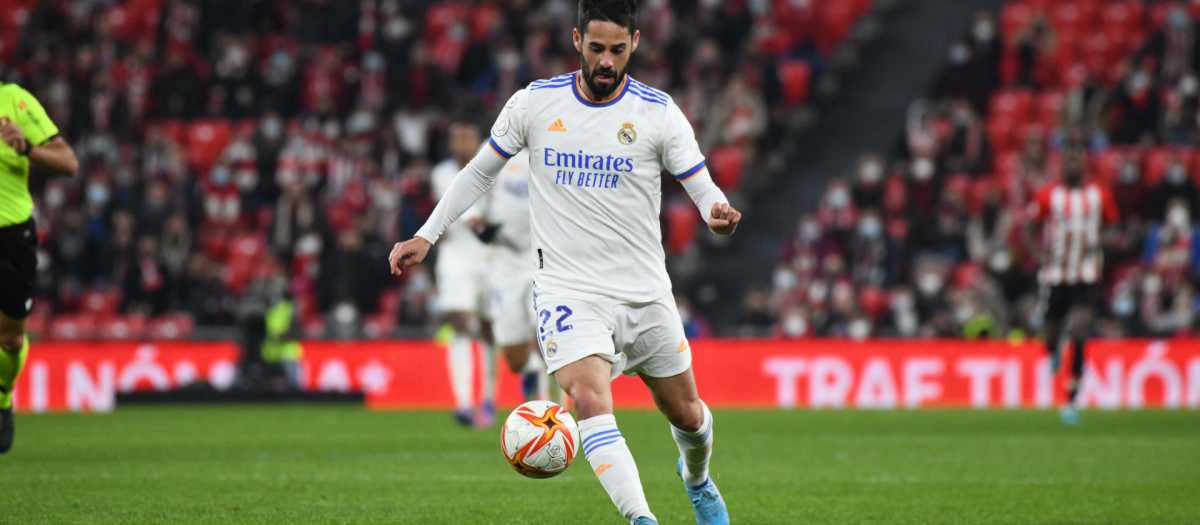 Isco el pasado 3 de febrero contra el Athletic.