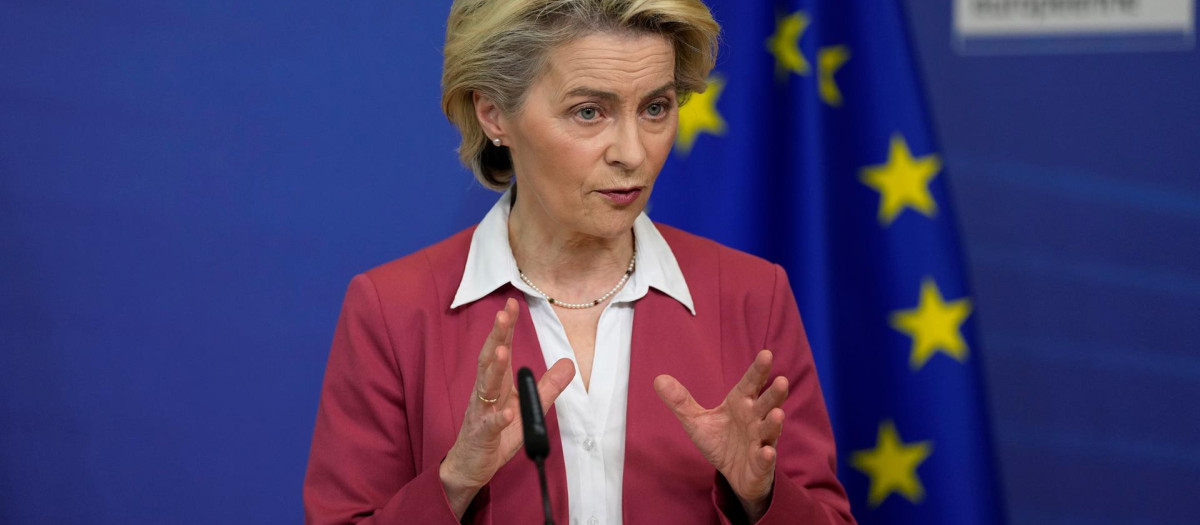 La presidenta de la Comisión Europea, Ursula von der Leyen