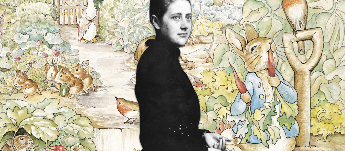 La escritora Beatrix Potter