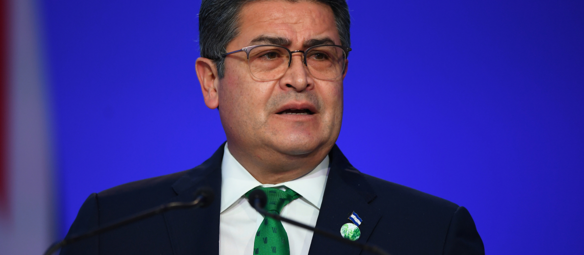 El expresidente de Honduras Juan Orlando Hernández
