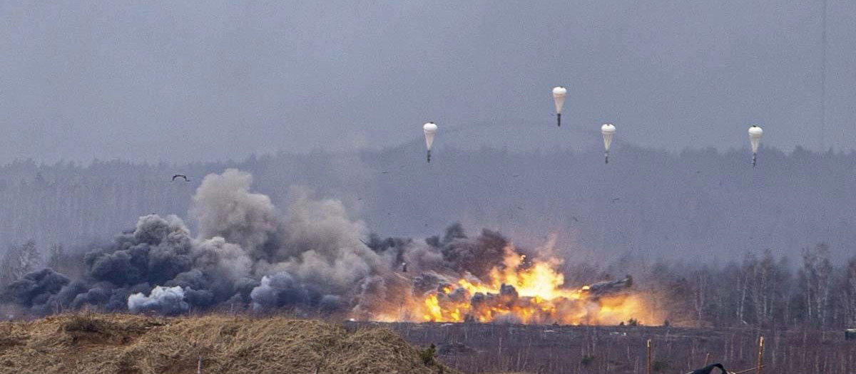 Bombardeos durante ejercicios conjuntos de las fuerzas armadas de Rusia y Bielorrusia