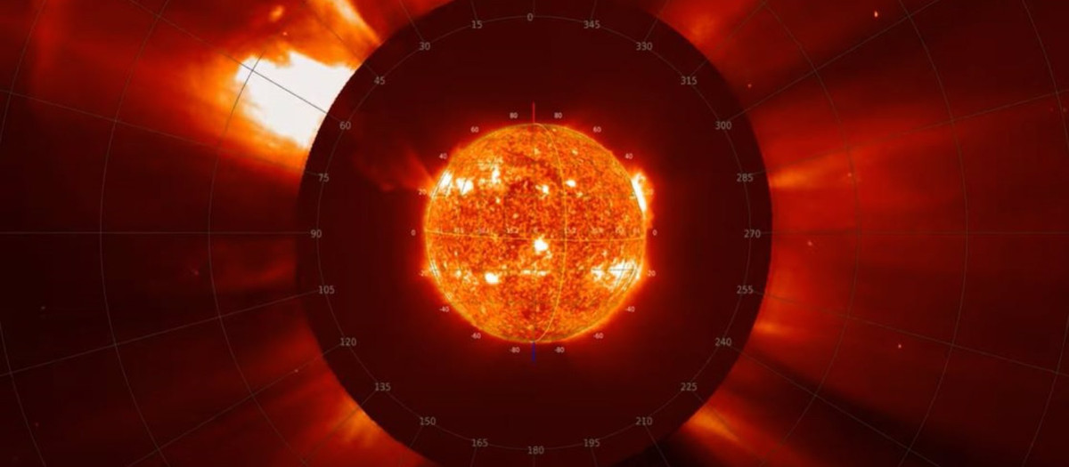 Erupción gigante captada por Solar Orbiter