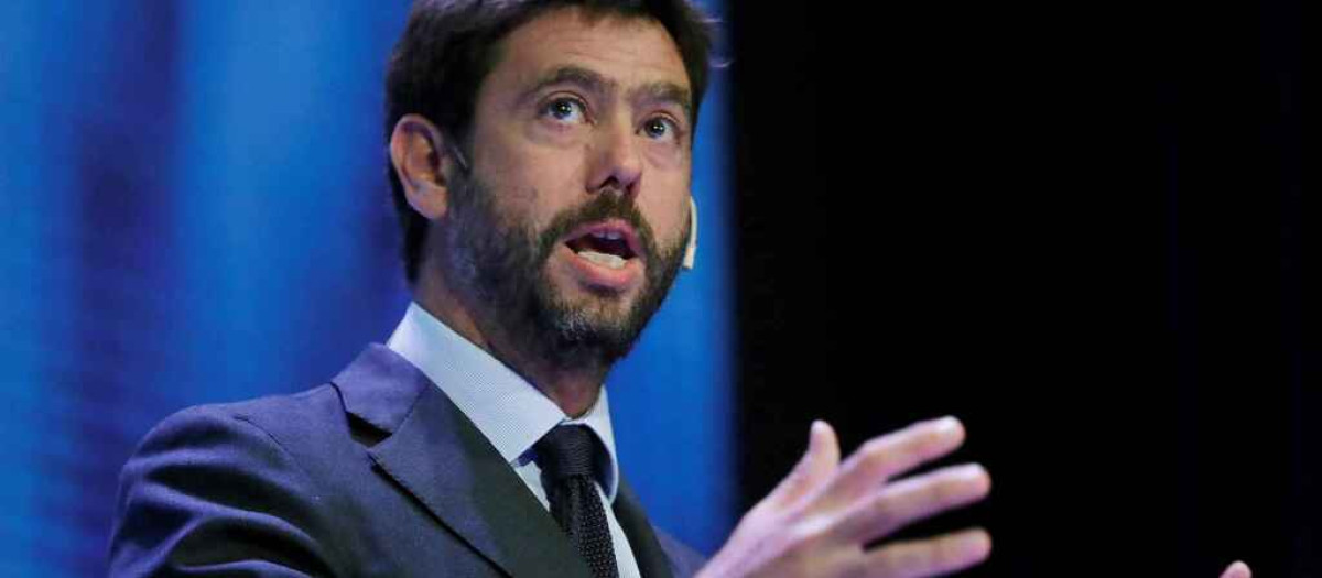 El presidente de la Juventus de Turín, Andrea Agnelli