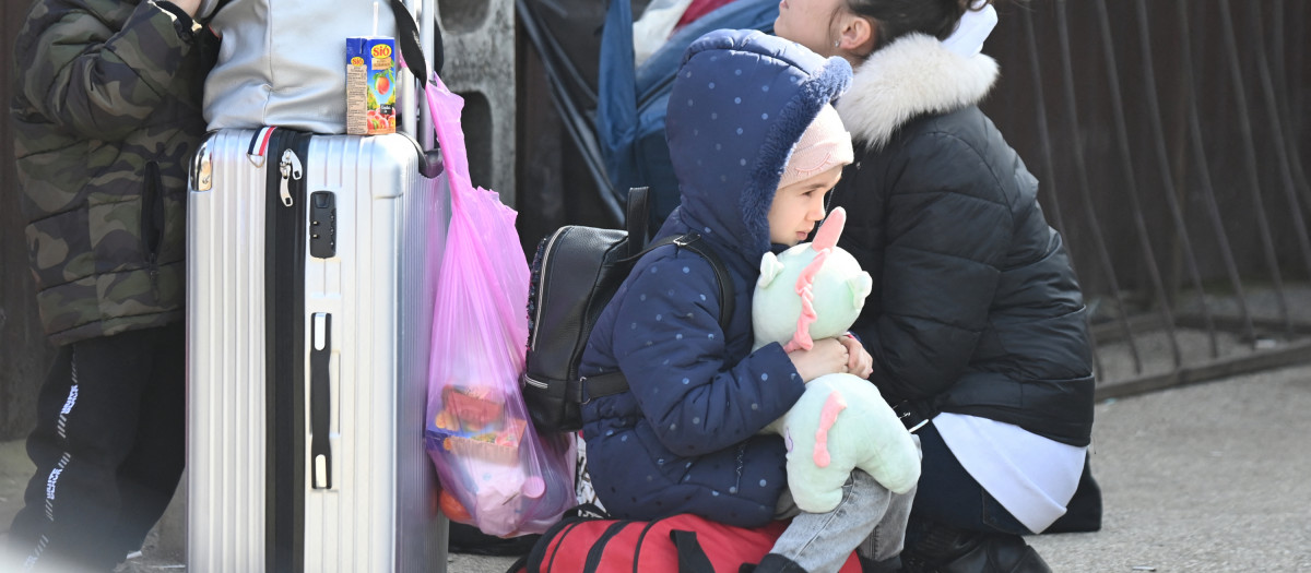 Refugiados ucranianos en Hungría