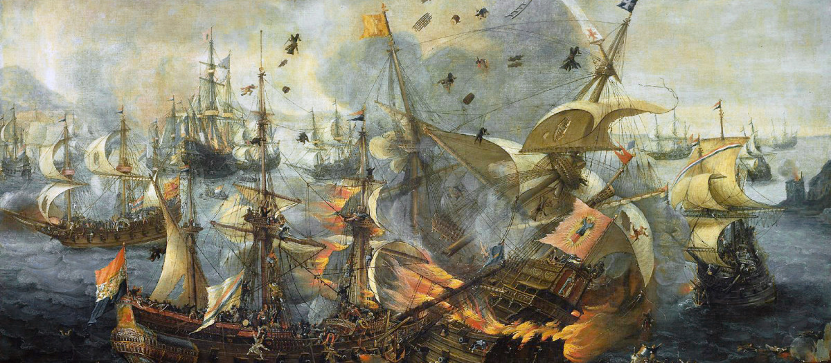 'La Batalla de Gibraltar', de Hendrick Cornelisz Vroom