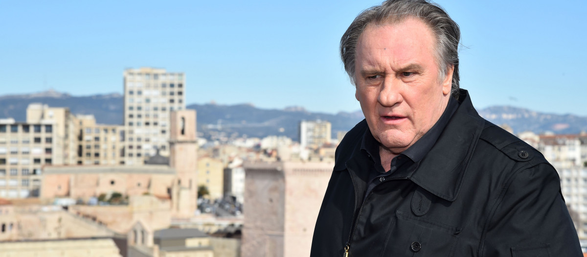 Gérard Depardieu Photocall of the Netflix program "Marseille" in Marseille on february 18th 2018