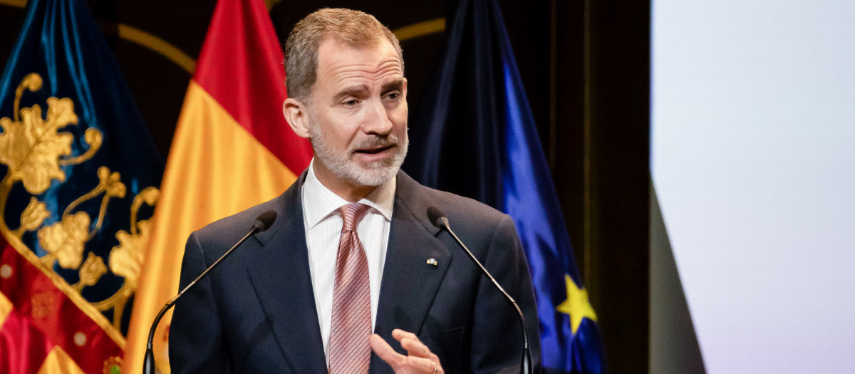 El Rey Felipe VI en los Premios Nacionales de Innovación y Diseño, en Valencia