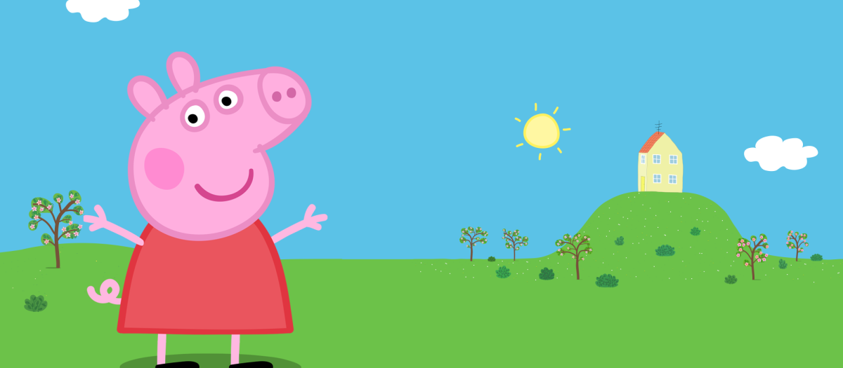 Fotograma de la famosa serie de dibujos animados `Peppa pig´