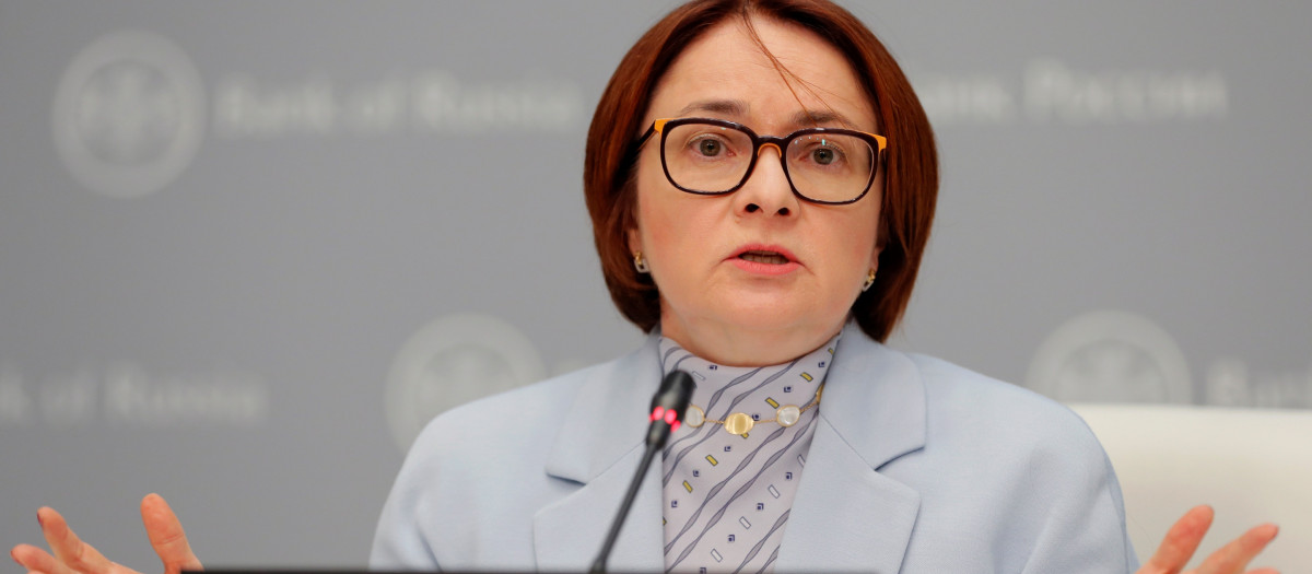 Elvira Nabiúllina, presidenta del Banco Central de Rusia