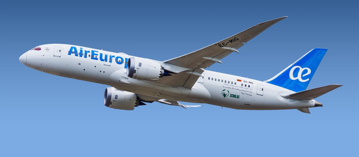 Uno de los aviones de Air Europa.