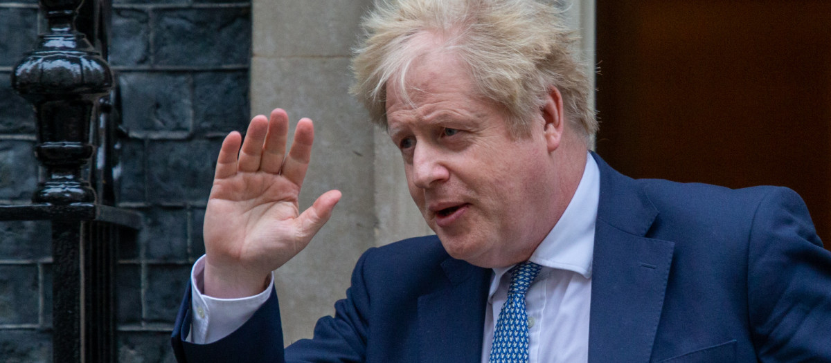 El presidente Boris Johnson, en Inglaterra, Reino Unido