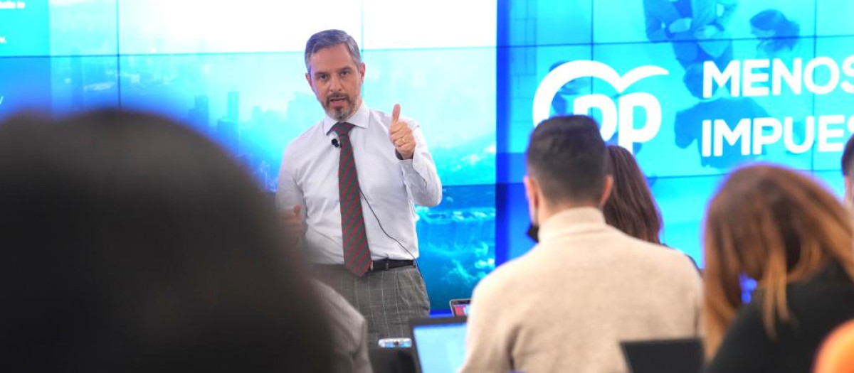 El nuevo vicesecretario de Economía del PP, Juan Bravo.