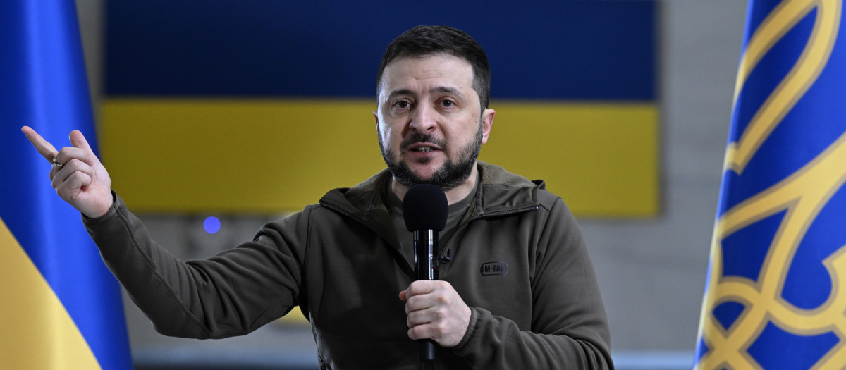 El presidente ucraniano, Volodymyr Zelensky