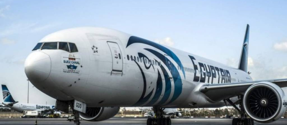 Un avión de la aerolínea EgyptAir, como el vuelo 804 que se estrelló