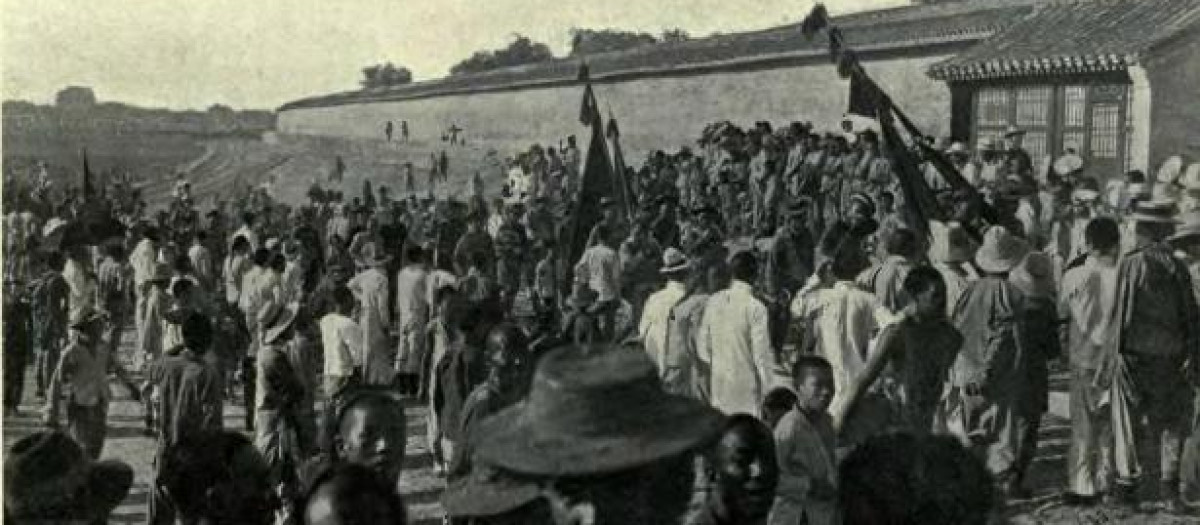 El fallido intento de restauración en junio de 1917, al que Sun se opuso rotundamente