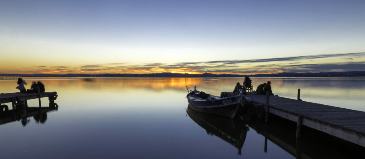 Albufera-atardecer vive valencia