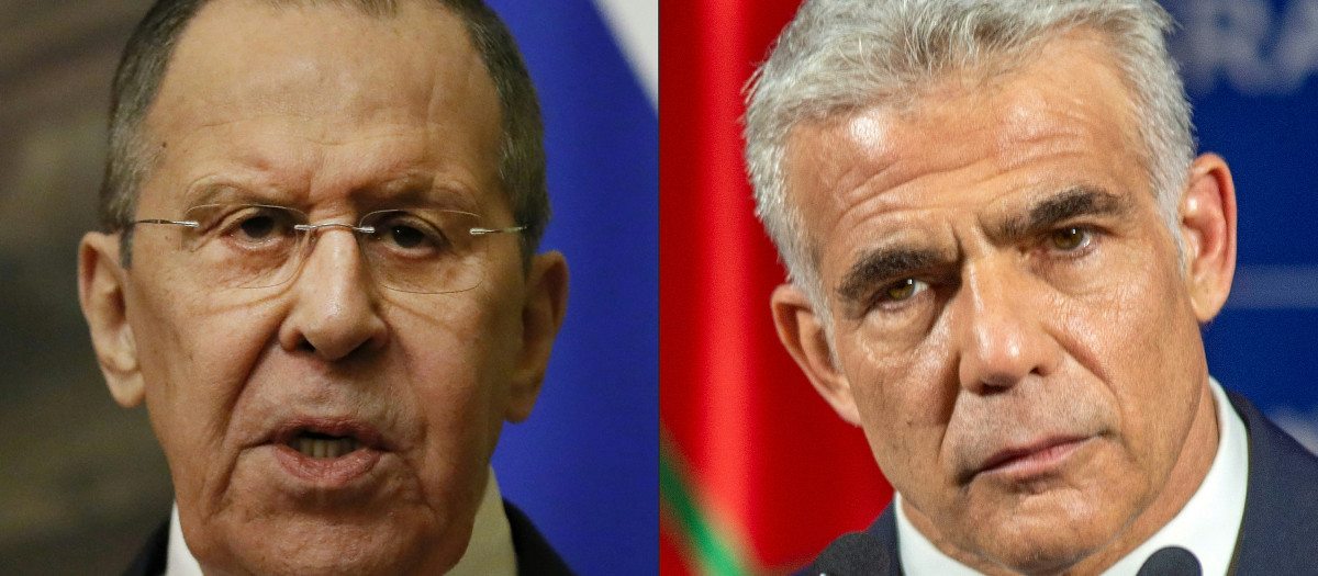 Lavrov y Lapid Rusia Israel Ucrania