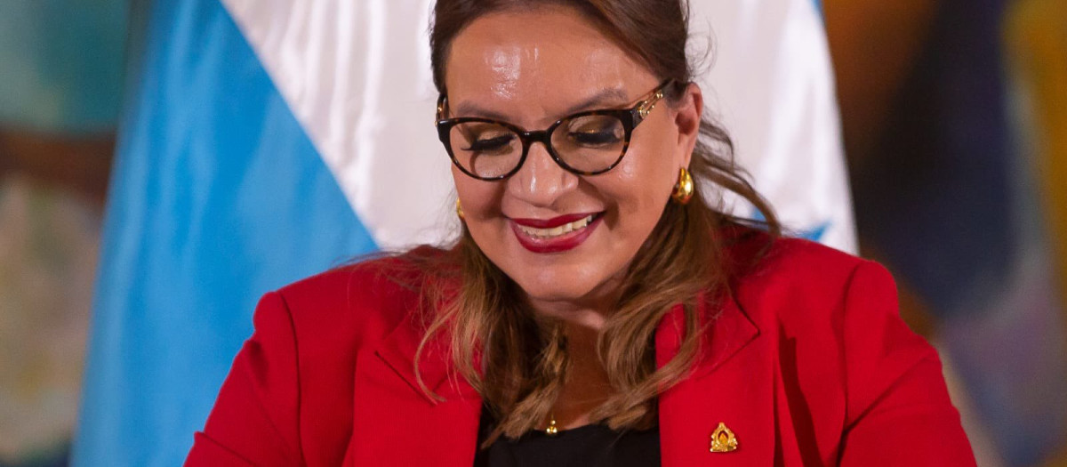 Xiomara Castro, presidenta de Honduras