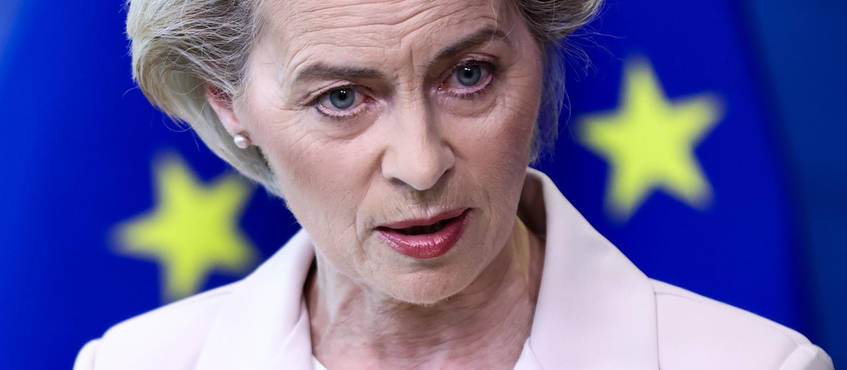 La presidenta de la Comisión Europea, Ursula von der Leyen