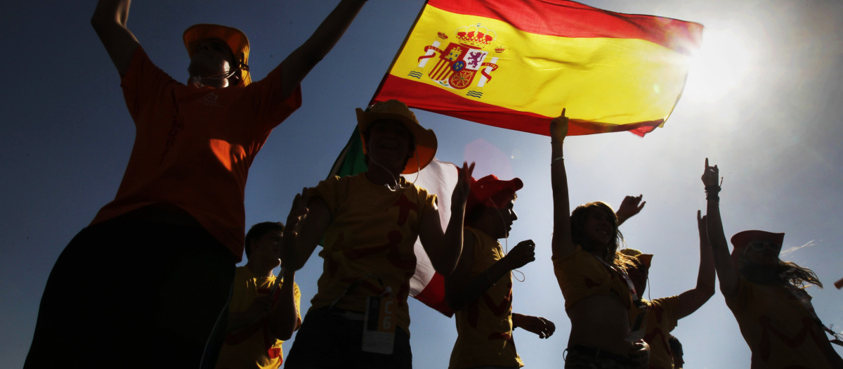 Los peregrinos de la JMJ de Madrid