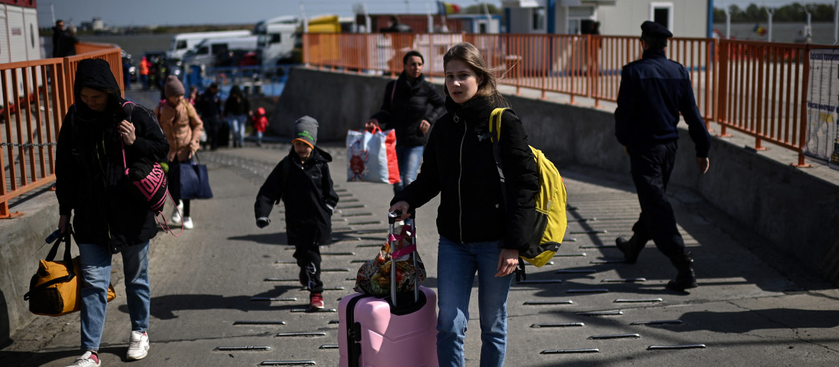 Refugiados frontera Ucrania 2