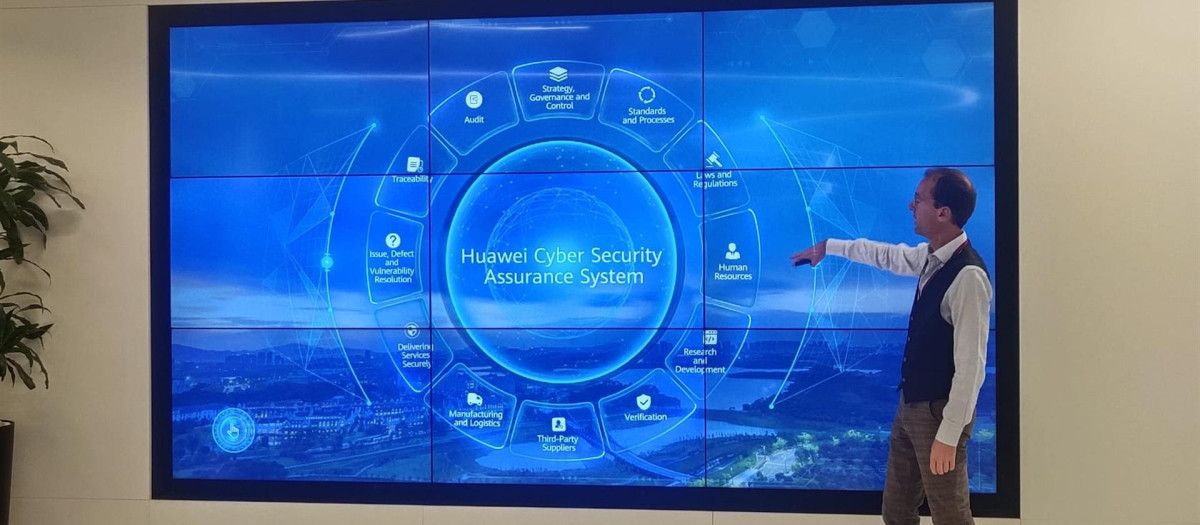 Huawei ha presentado en su Centro de Transparencia en Bruselas sus políticas de ciberseguridad