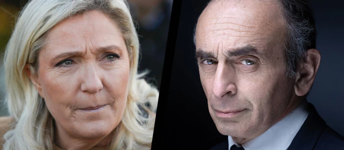 Marine Le Pen y Éric Zemmour, candidatos que fracasaron en las elecciones presidenciales francesas