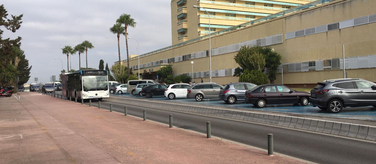 Fachada del hospital Costa del Sol de Marbella (Málaga)