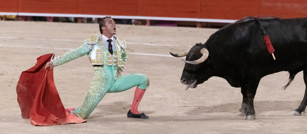 Desplante de El Fandi en la última corrida celebrada en Palma de Mallorca, en agosto de 2019