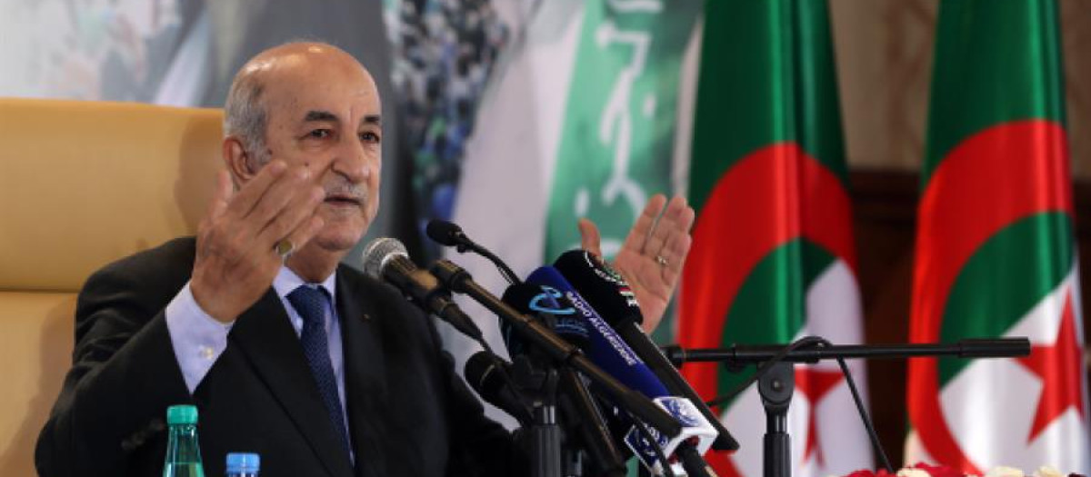 El presidente de Argelia, Abdelmadjid Tebboune