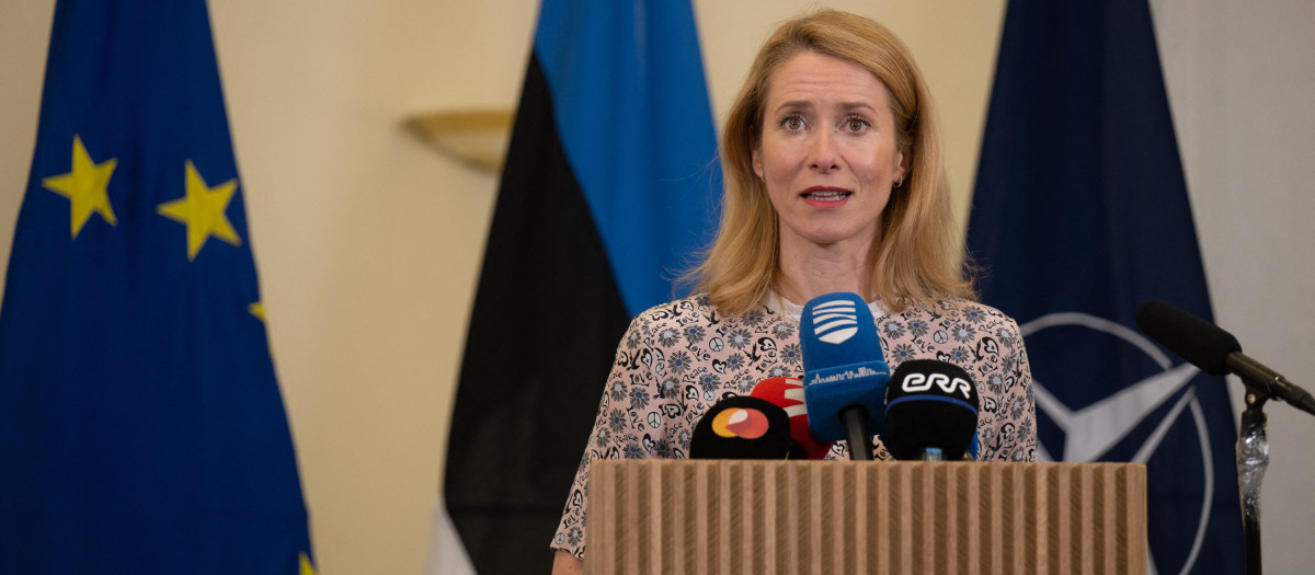 La primera ministra de Estonia, Kaja Kallas