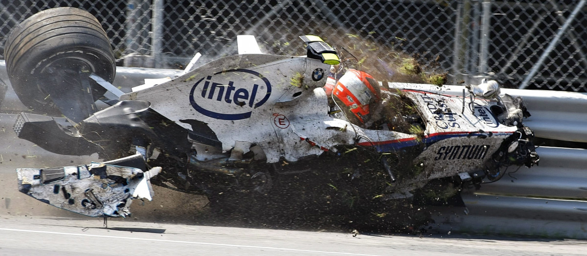 Accidente de Robert Kubica en el GP de Canadá en 2007