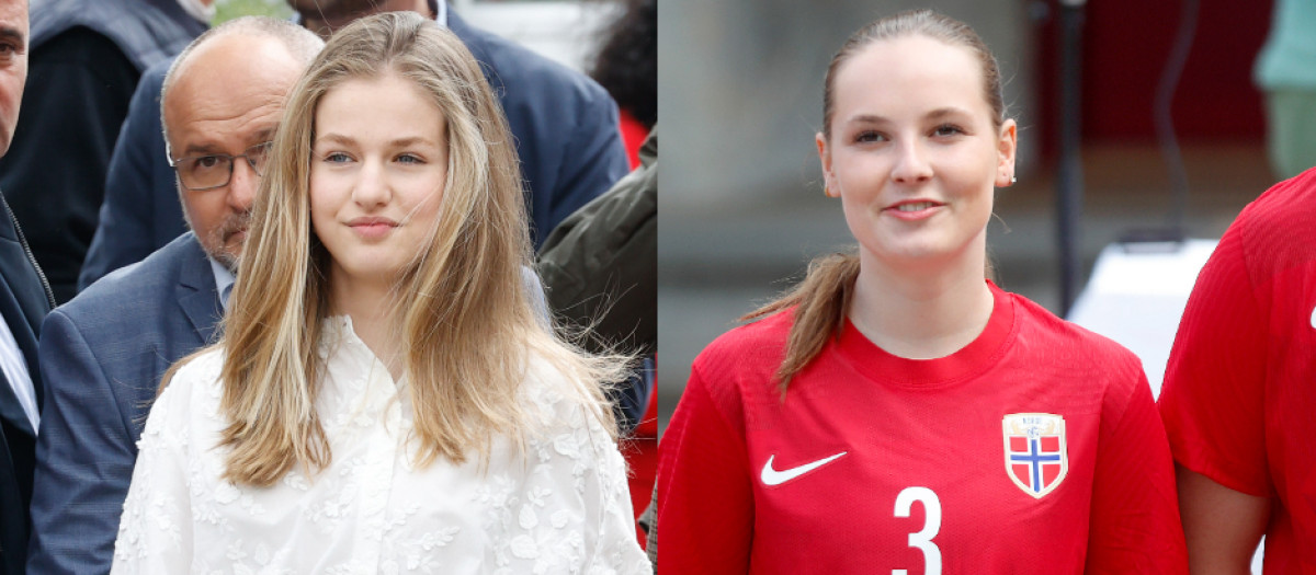 La Princesa Leonor e Ingrid Alexandra de Noruega