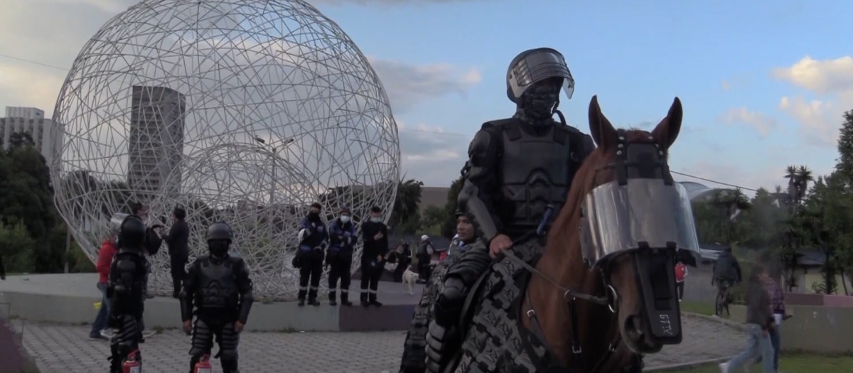 Protesta estudiantil en Quito
