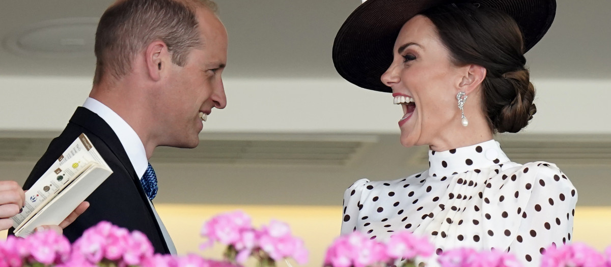Los duques de Cambridge en el Royal Ascot