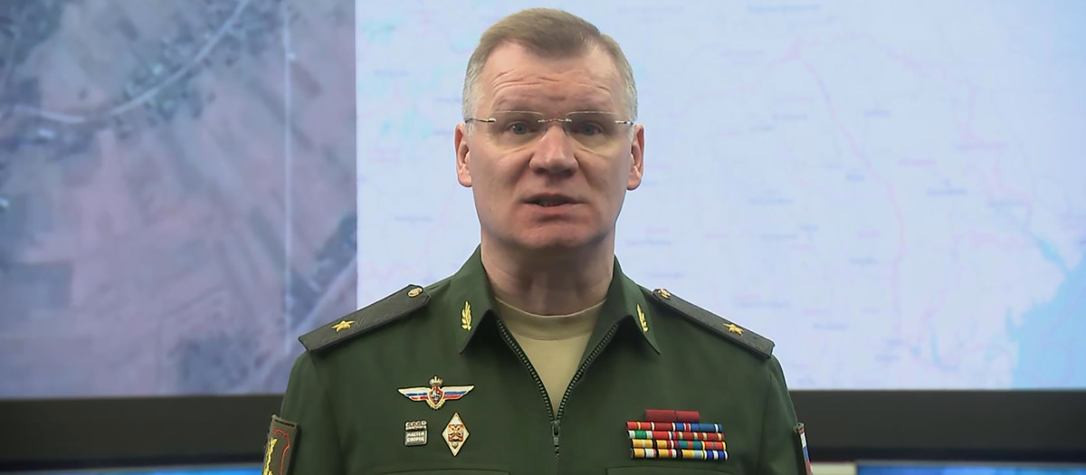 El ministro ruso de Defensa, Igor Konashenkov, en una imagen reciente