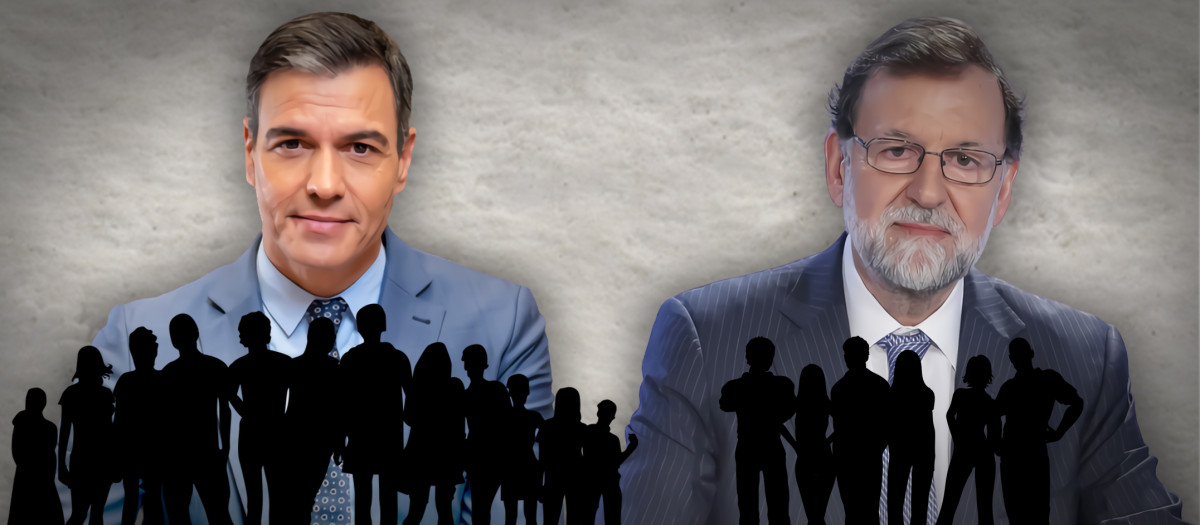 Pedro Sánchez aumentó notablemente el número de asesores que tenía Mariano Rajoy