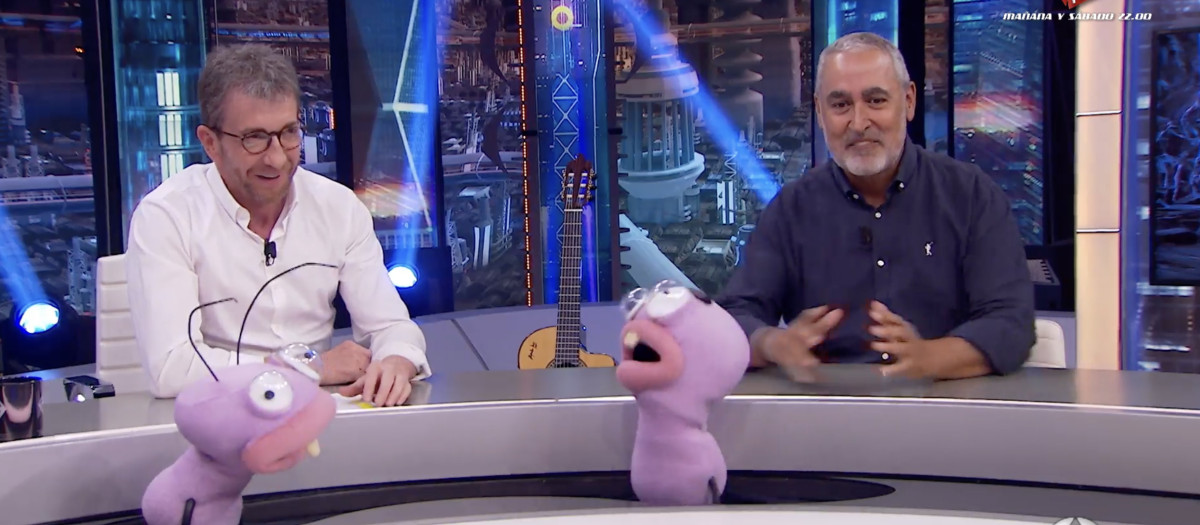 Pablo Motos y Jorge Salvador, en el programa 2.500 de 'El Hormiguero'