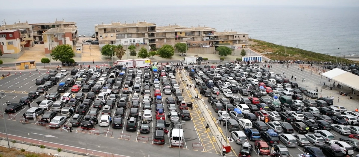 Operación Paso del Estrecho a su paso por Ceuta