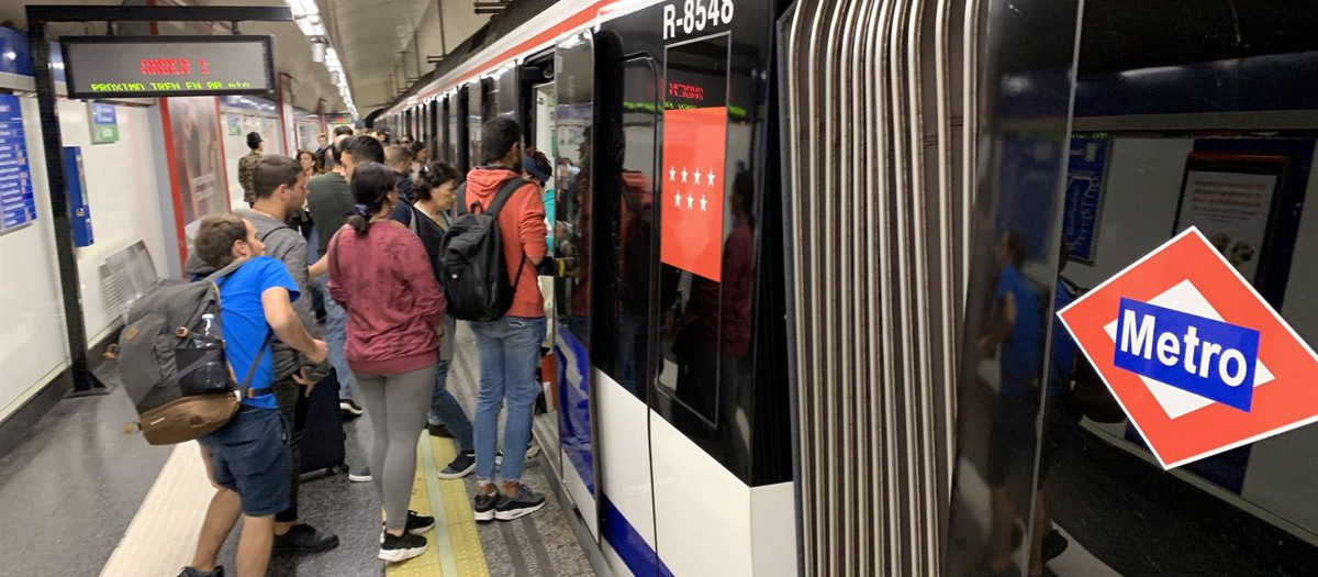 Andén de Metro de Madrid