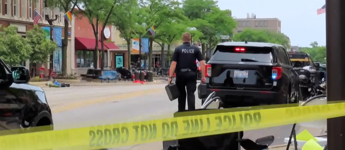 Policía de Chicago tras el tiroteo