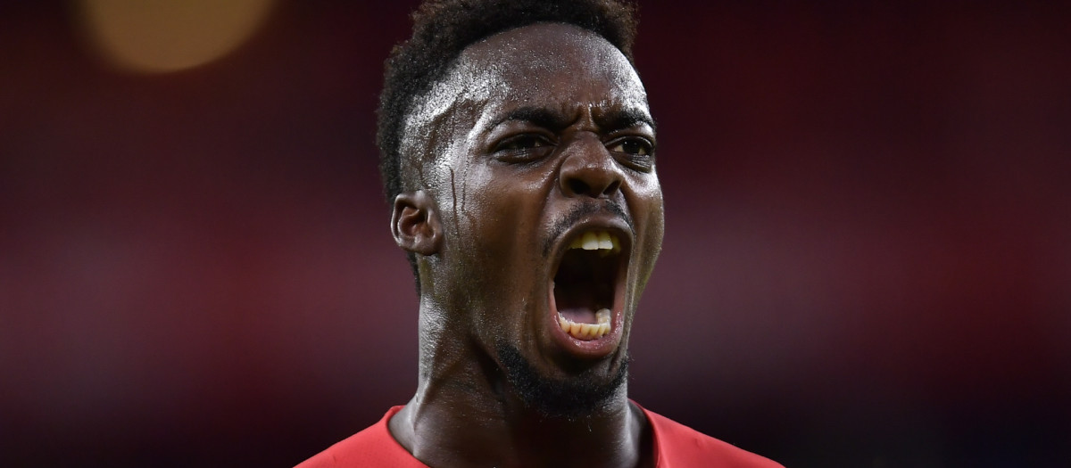 Iñaki Williams, durante un partido de la liga española con el Athletic Club de Bilbao