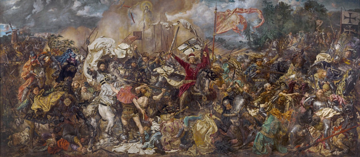 Batalla de Grunwald 1410. Pintura de Jan Matejko