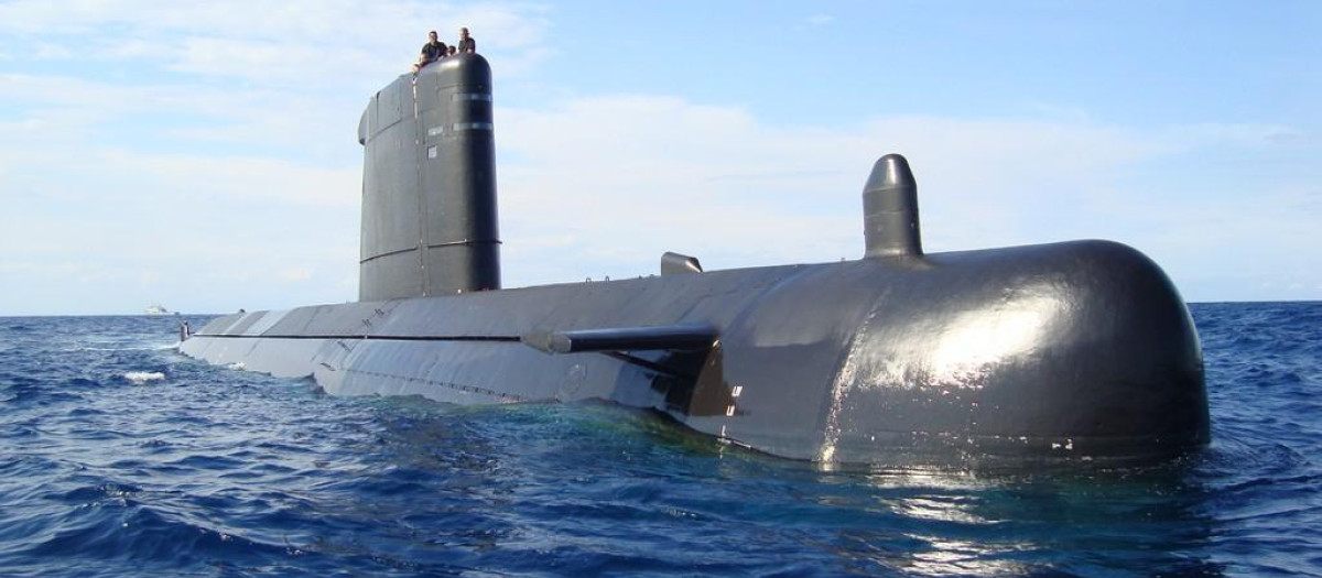 El submarino S-71 Galerna de la Armada española